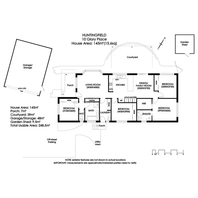 Floorplan of Homely house listing, 10 Glory Place, Huntingfield TAS 7055
