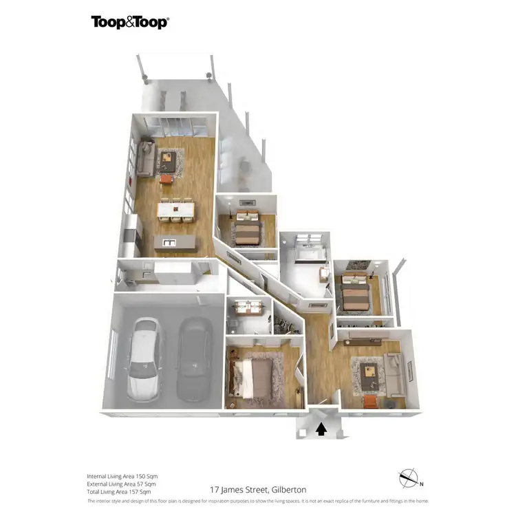 Floorplan of Homely house listing, 17 James Street, Gilberton SA 5081