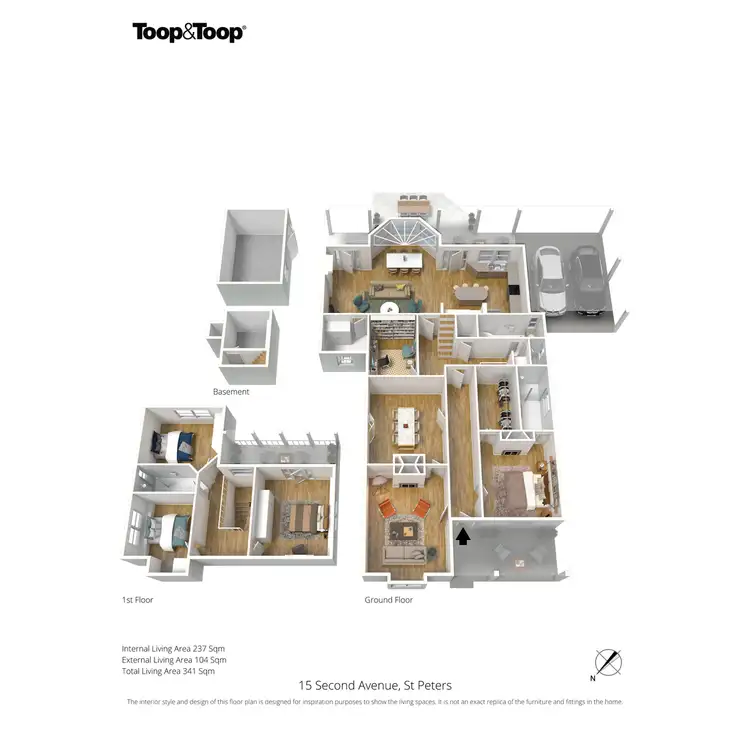 Floorplan of Homely house listing, 15 Second Avenue, St Peters SA 5069