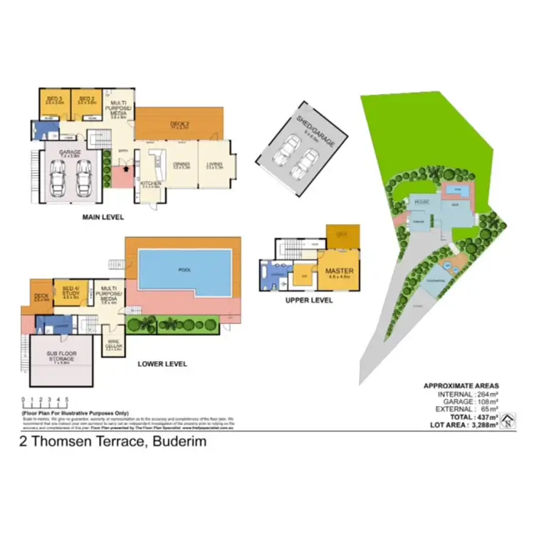 Floorplan of Homely house listing, 2 Thomsen Terrace, Buderim QLD 4556