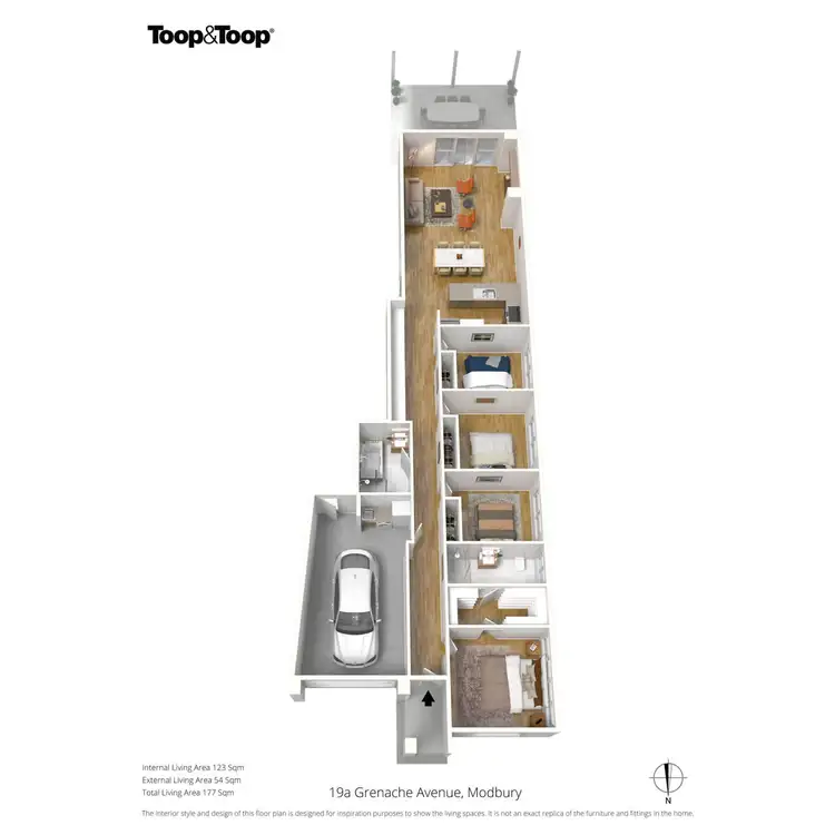 Floorplan of Homely house listing, 19A Grenache Avenue, Modbury SA 5092