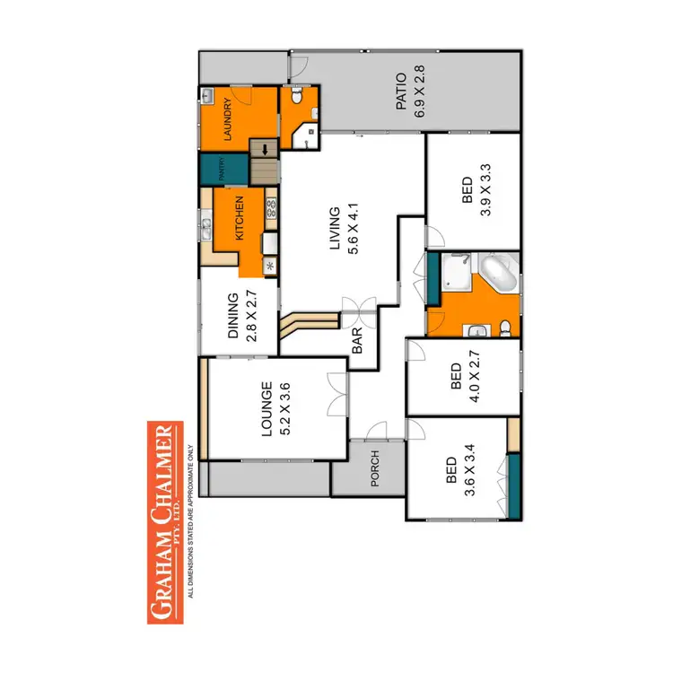 Floorplan of Homely house listing, 84 Raglan Street, Sale VIC 3850