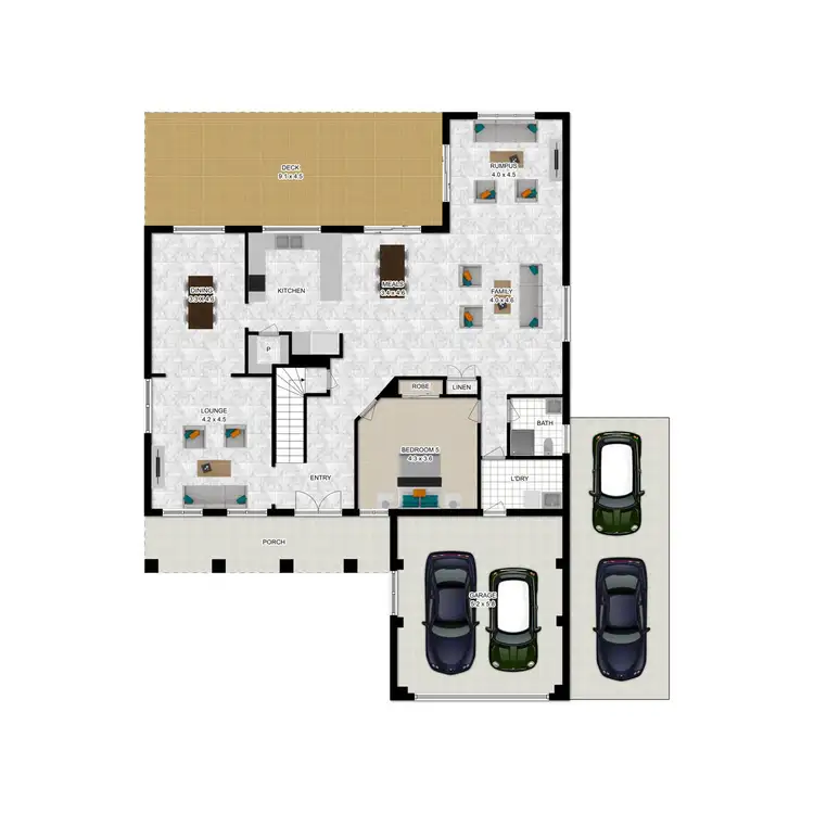 Floorplan of Homely house listing, 43 Jericho Circuit, Murarrie QLD 4172