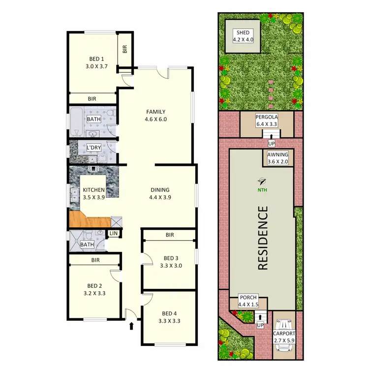 Floorplan of Homely house listing, 1 Tavistock Street, Croydon Park NSW 2133