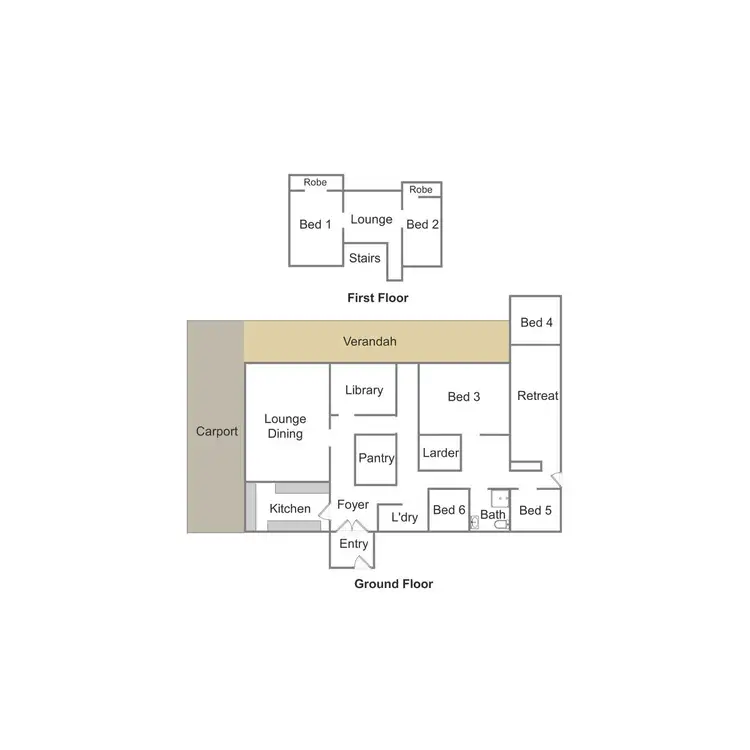 Floorplan of Homely rural property listing, 2542 Mansfield Whitfield Road, Tolmie VIC 3723