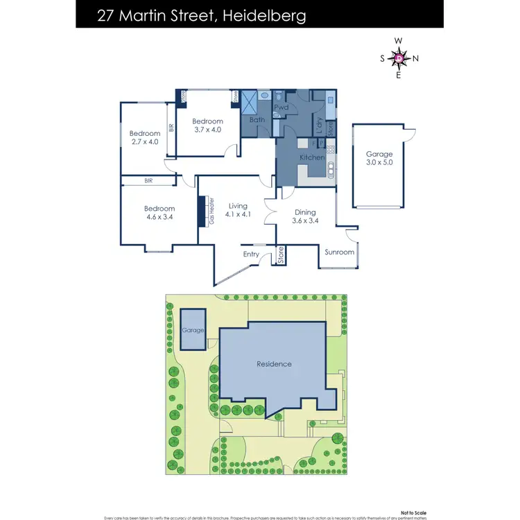 Floorplan of Homely house listing, 27 Martin Street, Heidelberg VIC 3084