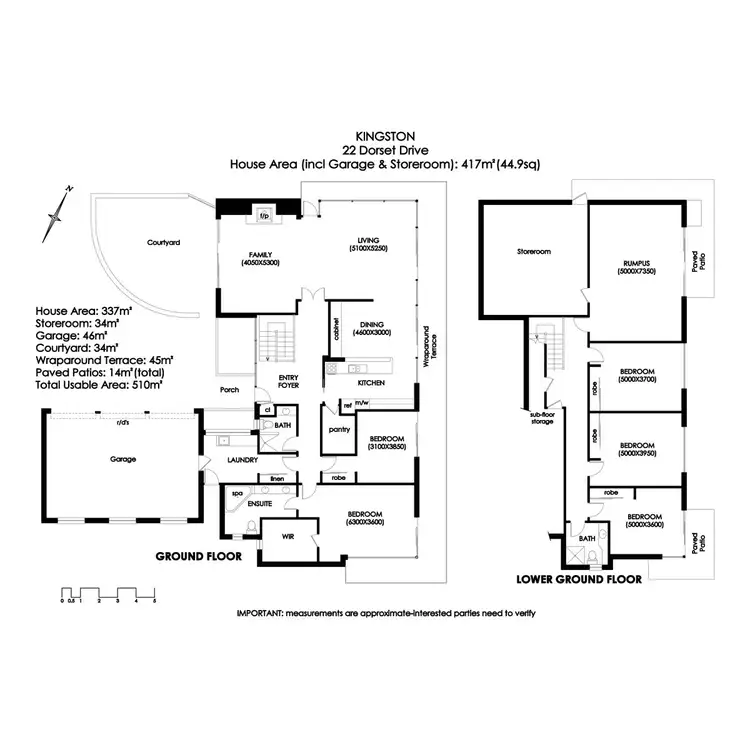 Floorplan of Homely house listing, 22 Dorset Drive, Kingston TAS 7050