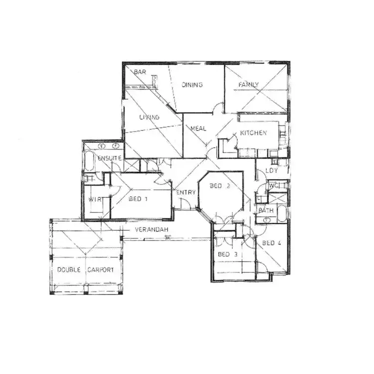 Floorplan of Homely house listing, 14 Burtonia Place, Canning Vale WA 6155