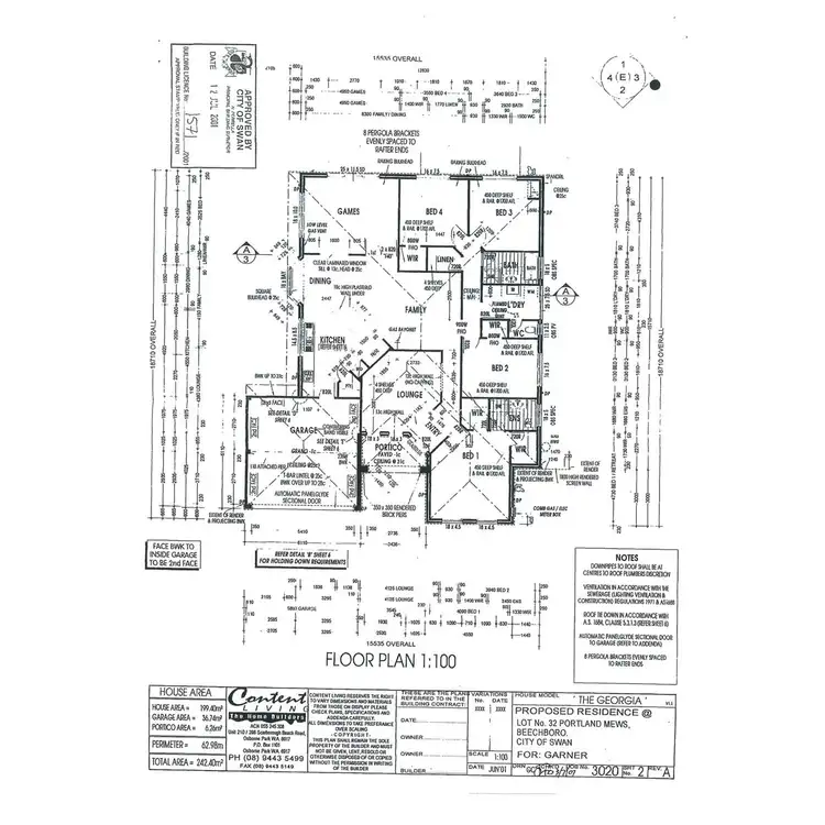 Floorplan of Homely house listing, 11 Portland Mews, Bennett Springs WA 6063