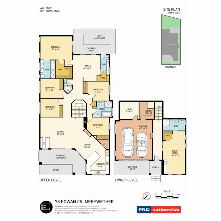 Floorplan of Homely house listing, 78 Rowan Crescent, Merewether NSW 2291