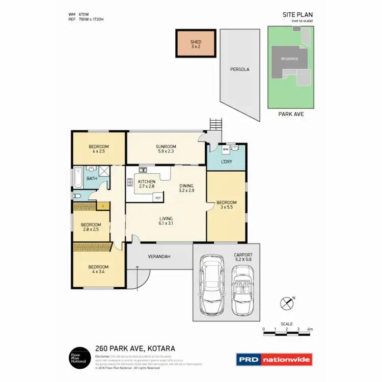 Floorplan of Homely house listing, 260 Park Avenue, Kotara NSW 2289