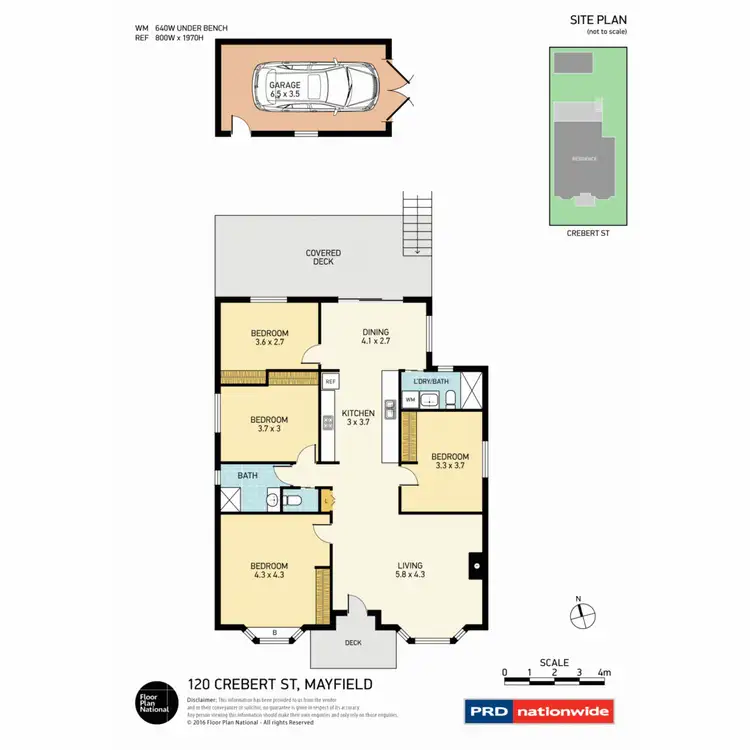 Floorplan of Homely house listing, 120 Crebert Street, Mayfield NSW 2304