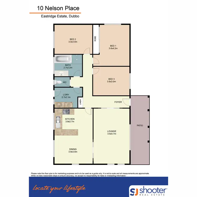 Floorplan of Homely house listing, 10 Nelson Place, Dubbo NSW 2830