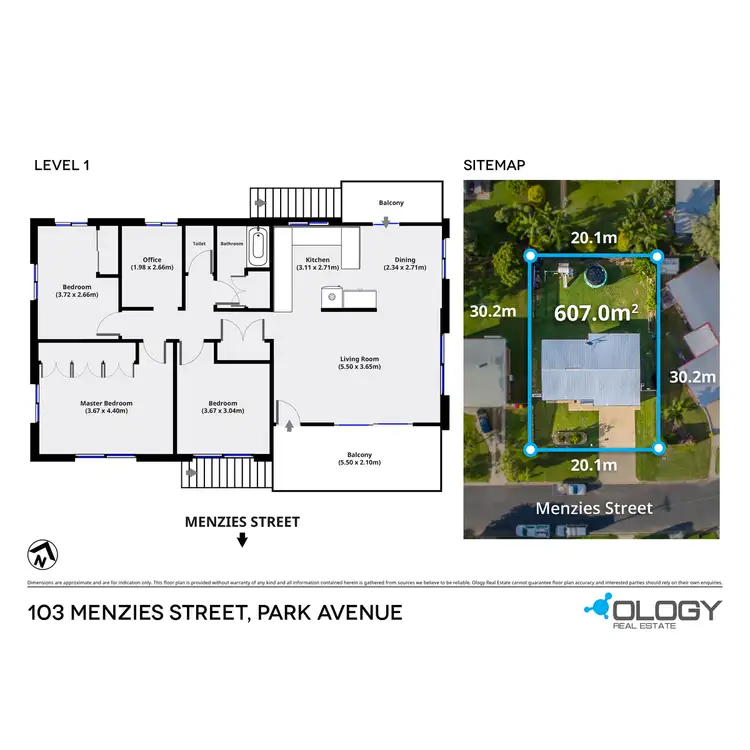 Floorplan of Homely house listing, 103 Menzies Street, Park Avenue QLD 4701