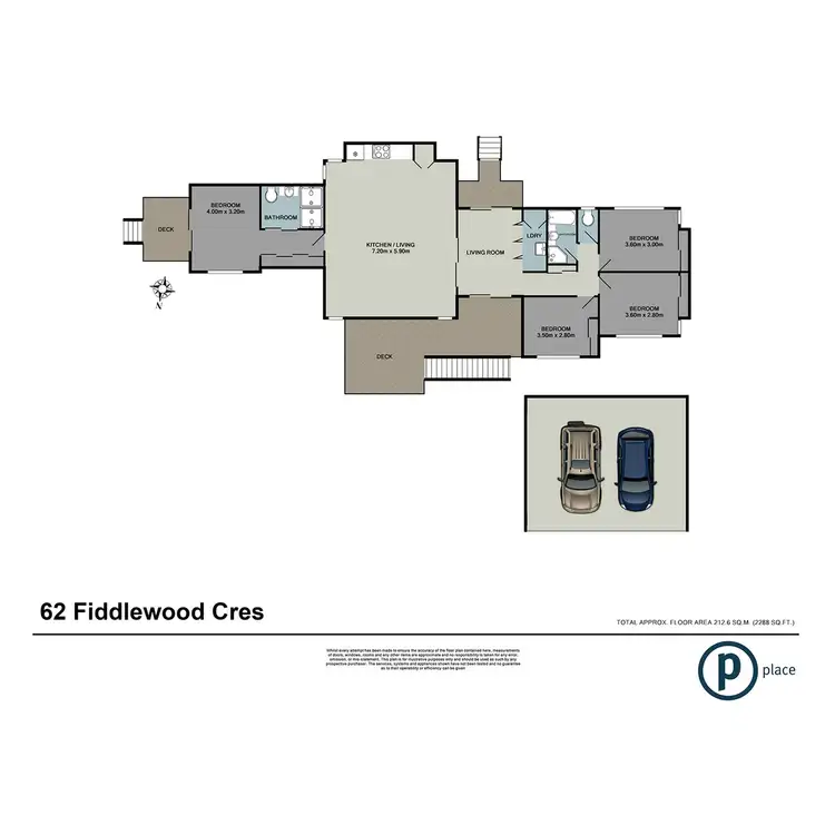 Floorplan of Homely house listing, 62 Fiddlewood Crescent, Bellbowrie QLD 4070