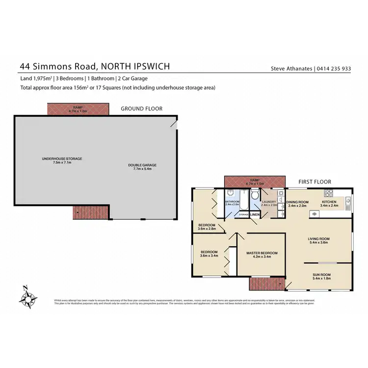 Floorplan of Homely house listing, 44 Simmons Road, North Ipswich QLD 4305