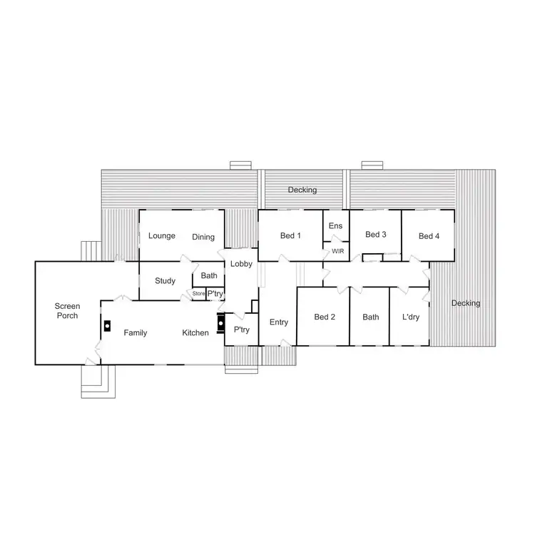 Floorplan of Homely rural property listing, 315 Wairere Road, Boorolite VIC 3723