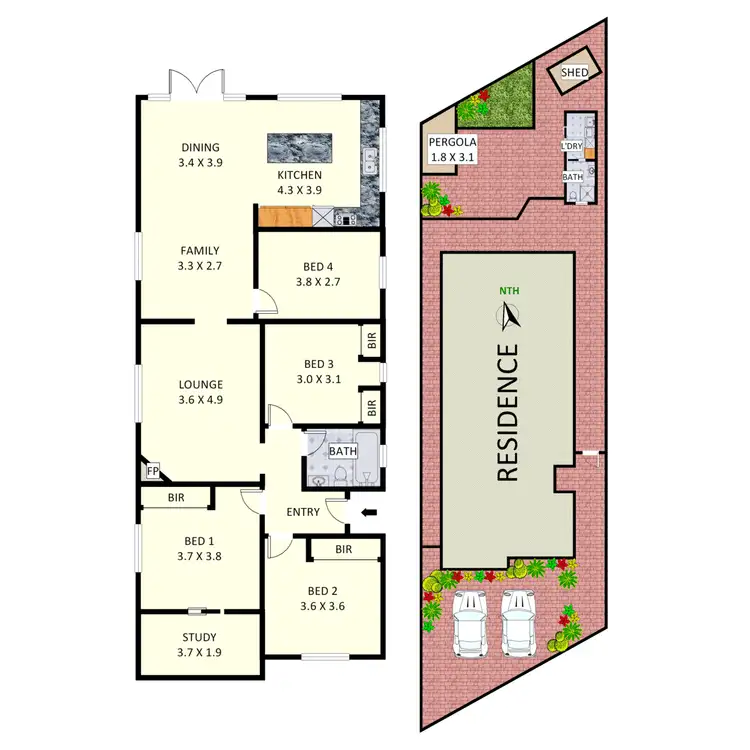 Floorplan of Homely house listing, 189 Georges River Road, Croydon Park NSW 2133