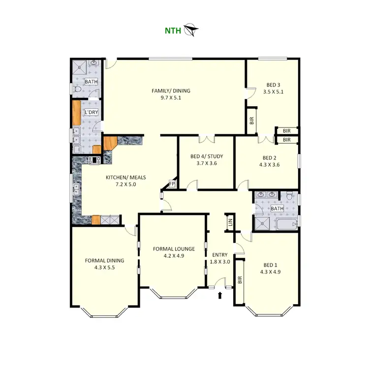 Floorplan of Homely house listing, 6 Kelso Street, Burwood Heights NSW 2136