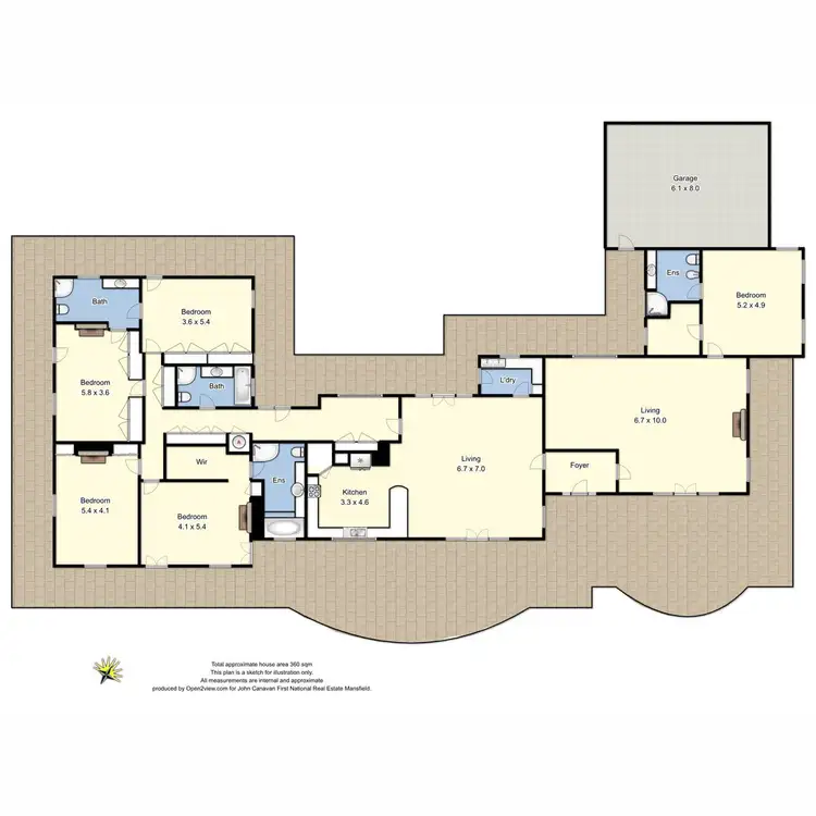 Floorplan of Homely rural property listing, 15 Buttercup Road, Merrijig VIC 3723