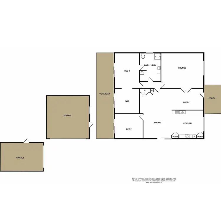Floorplan of Homely house listing, 9 Beaconsfield Parade, Glenrowan VIC 3675