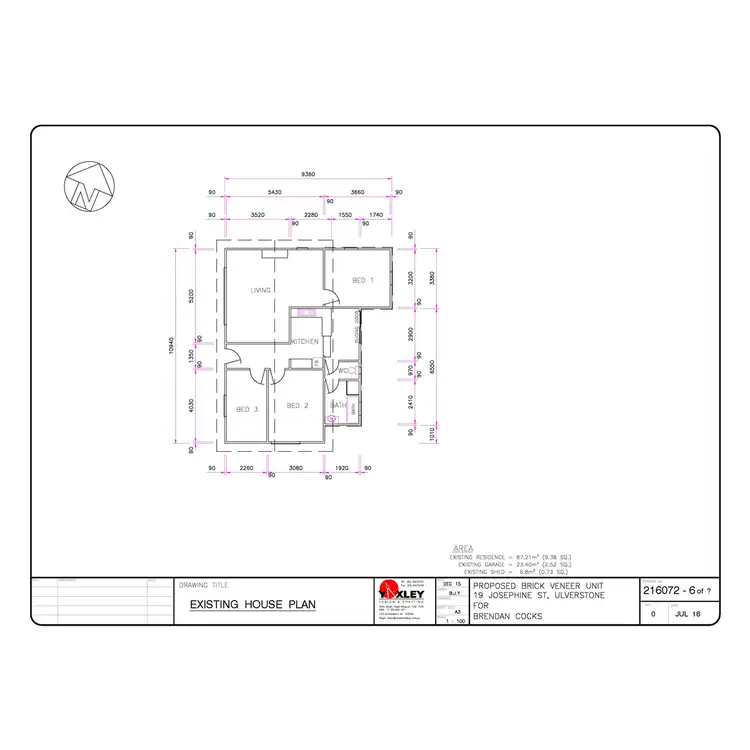 Floorplan of Homely house listing, 19 Josephine Street, West Ulverstone TAS 7315
