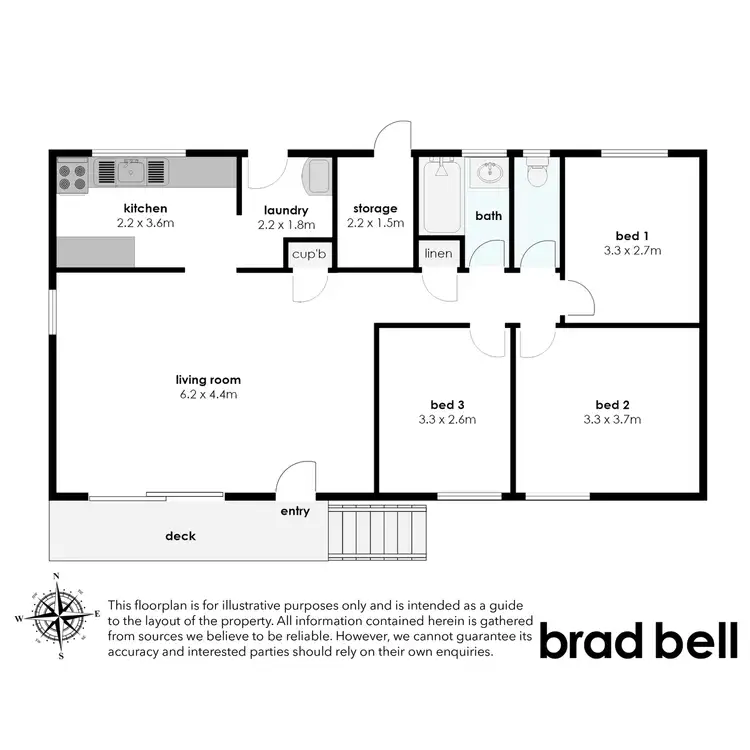 Floorplan of Homely house listing, 10 Bradford Court, Mansfield QLD 4122
