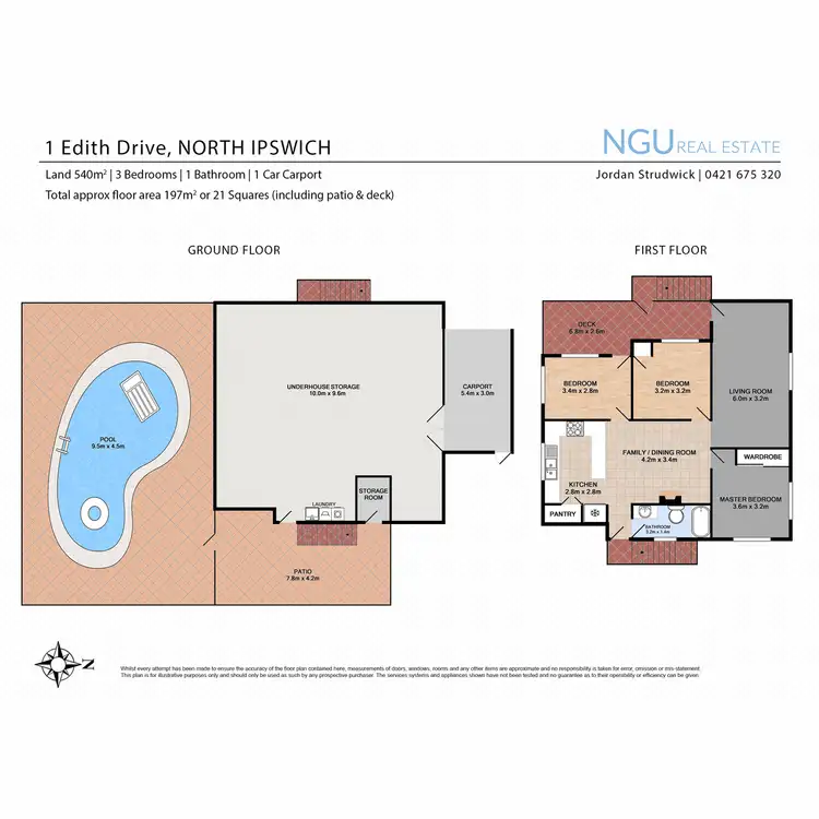 Floorplan of Homely house listing, 1 Edith Drive, North Ipswich QLD 4305