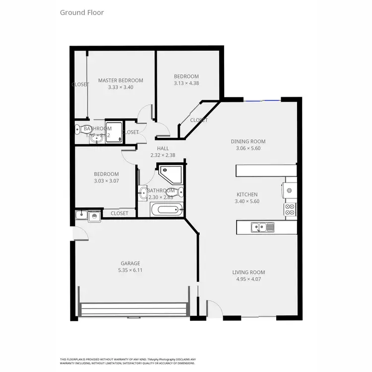 Floorplan of Homely townhouse listing, 48a O'Shea Circuit, Cessnock NSW 2325