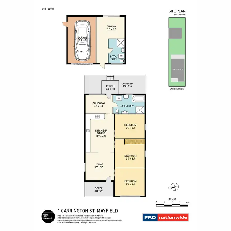 Floorplan of Homely house listing, 1 Carrington Street, Mayfield NSW 2304