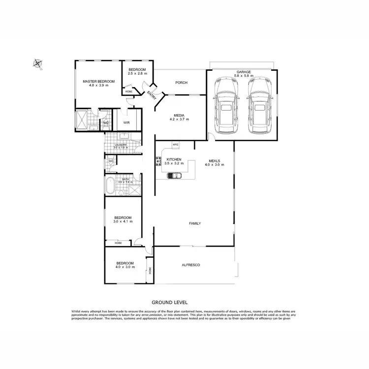 Floorplan of Homely house listing, 28 Honeyeater Drive, Highfields QLD 4352