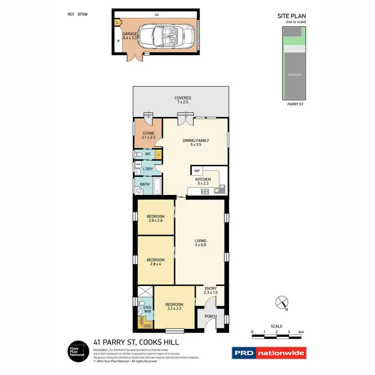 Floorplan of Homely house listing, 41 Parry Street, Cooks Hill NSW 2300