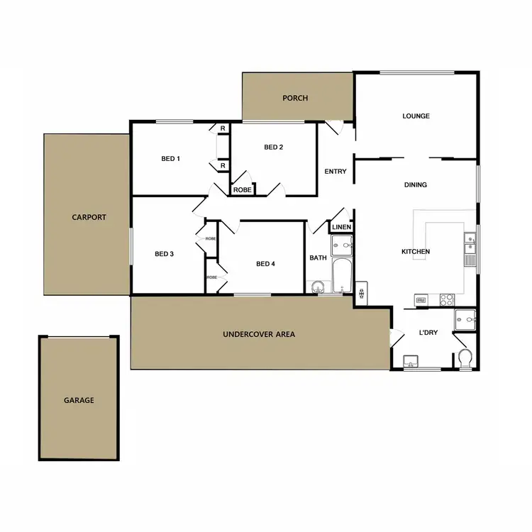 Floorplan of Homely house listing, 26 Esmond Street, Wangaratta VIC 3677