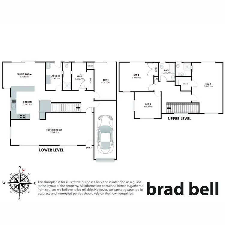 Floorplan of Homely house listing, 5 Banika Street, Mansfield QLD 4122