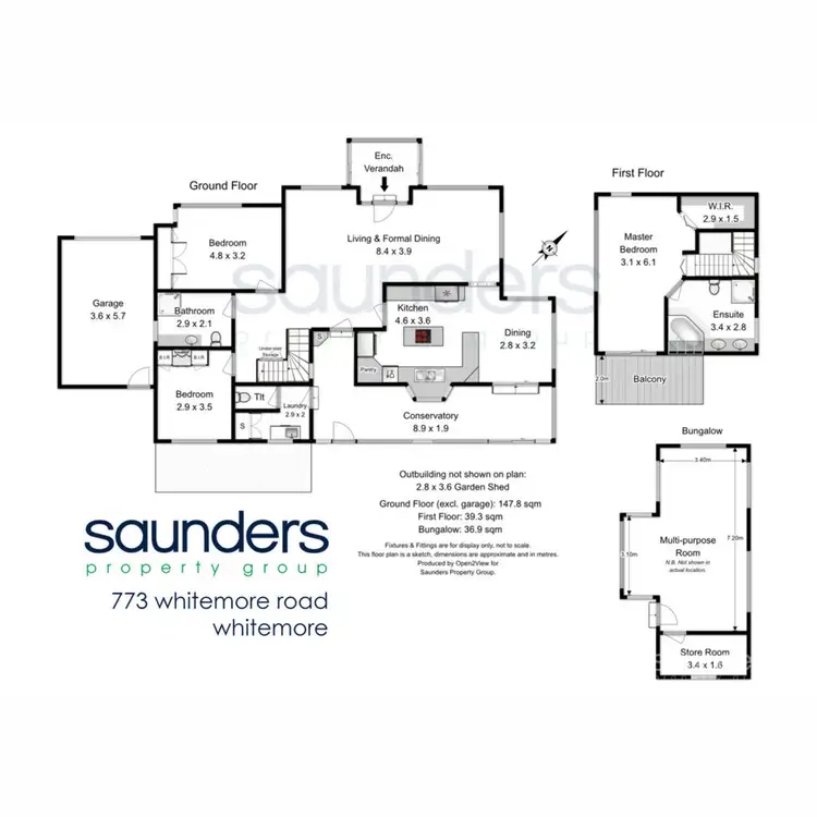 Floorplan of Homely house listing, 773 Whitemore Road, Whitemore TAS 7303