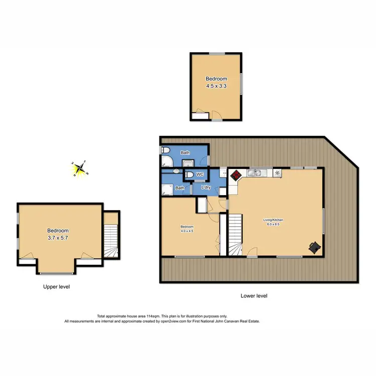 Floorplan of Homely house listing, 8 Blackledge Street, Jamieson VIC 3723
