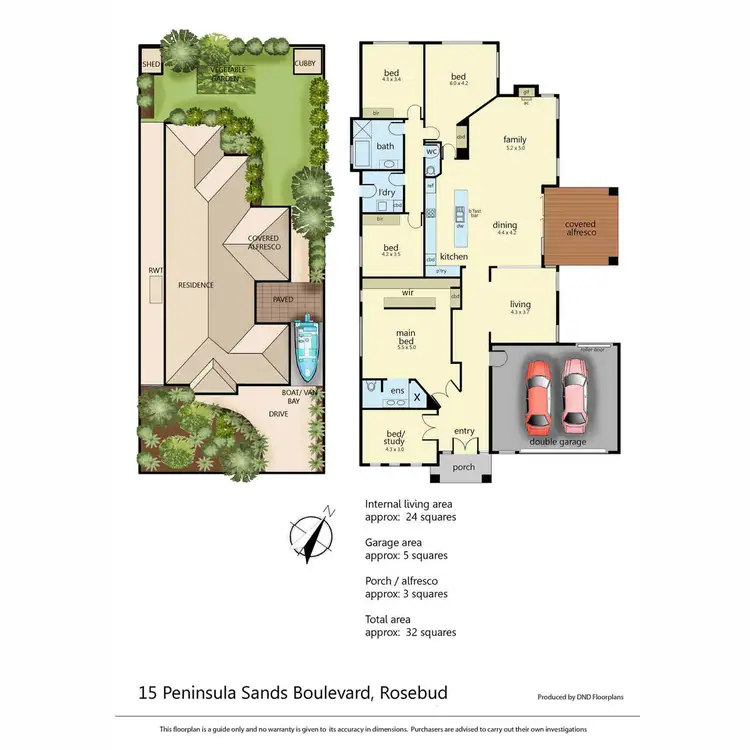 Floorplan of Homely house listing, 15 Peninsula Sands Boulevard, Rosebud VIC 3939