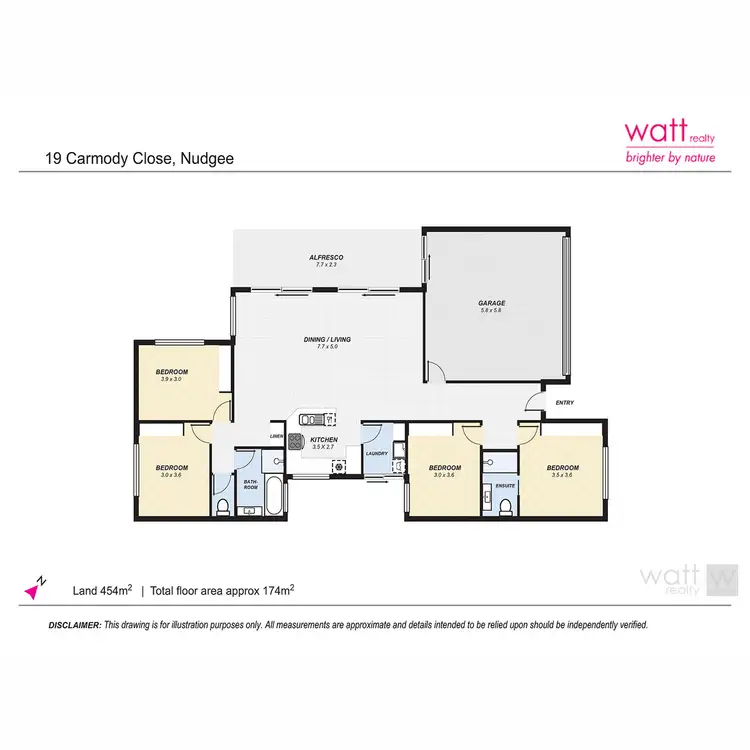 Floorplan of Homely house listing, 19 Carmody Close, Nudgee QLD 4014