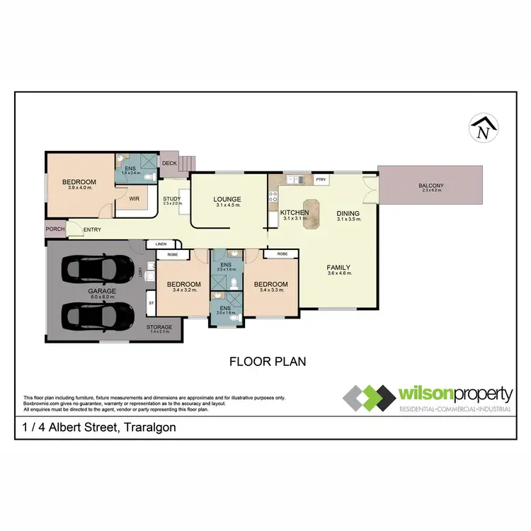 Floorplan of Homely house listing, 1/4 Albert Street, Traralgon VIC 3844