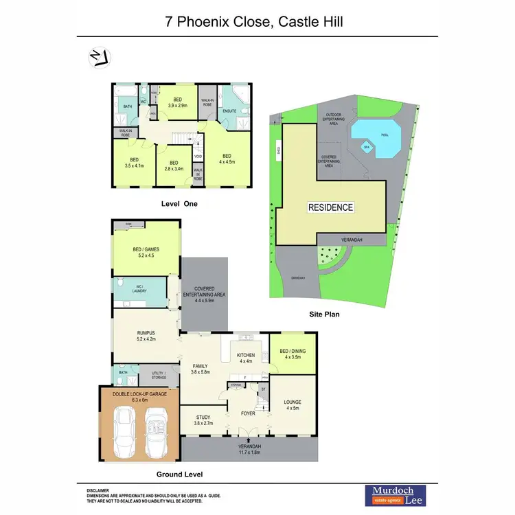 Floorplan of Homely house listing, 7 Phoenix Close, Castle Hill NSW 2154