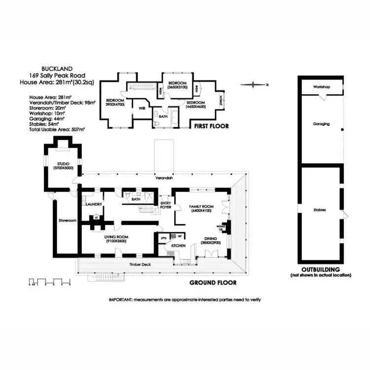 Floorplan of Homely house listing, 169 Sally Peak Road, Buckland TAS 7190
