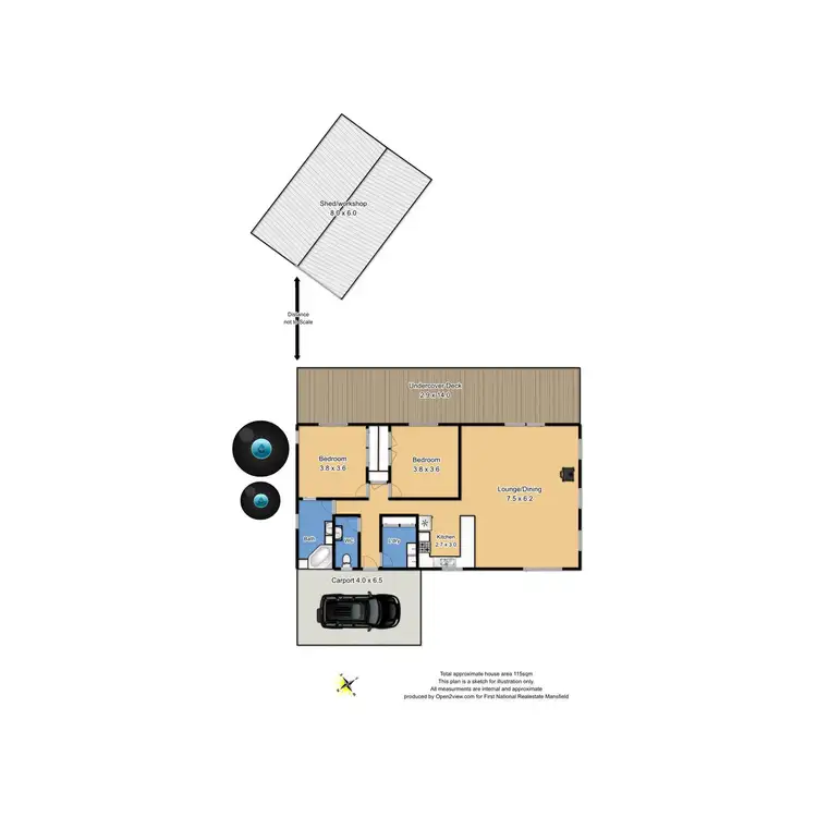 Floorplan of Homely house listing, 24 Harbour Line Drive, Goughs Bay VIC 3723