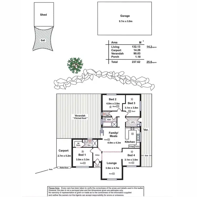 Floorplan of Homely house listing, 2 Showground Road, Mount Pleasant SA 5235