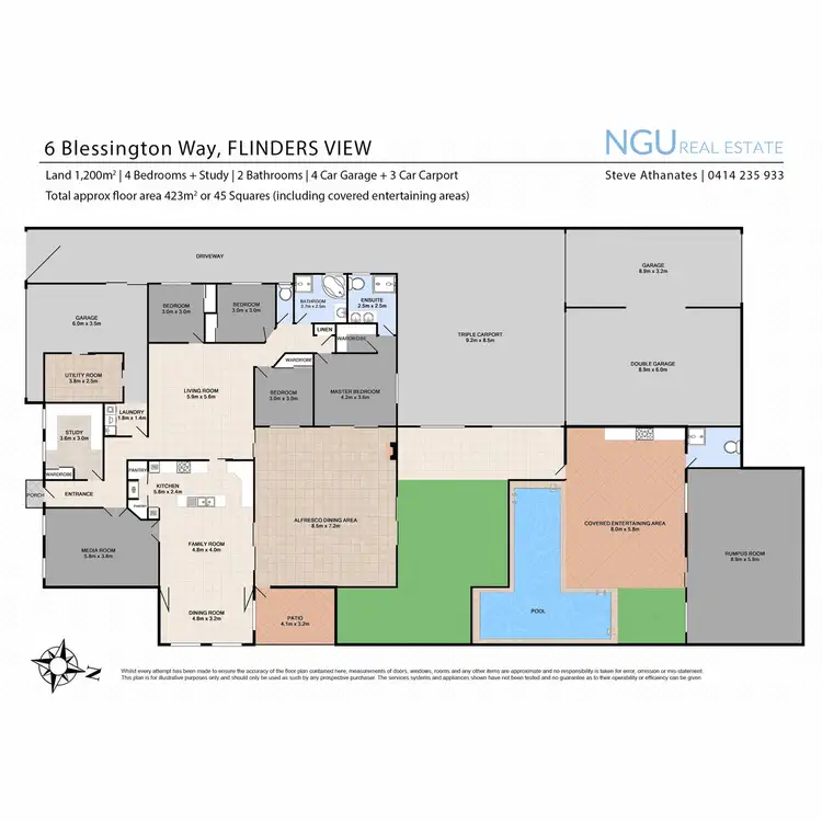 Floorplan of Homely house listing, 6 Blessington Way, Flinders View QLD 4305