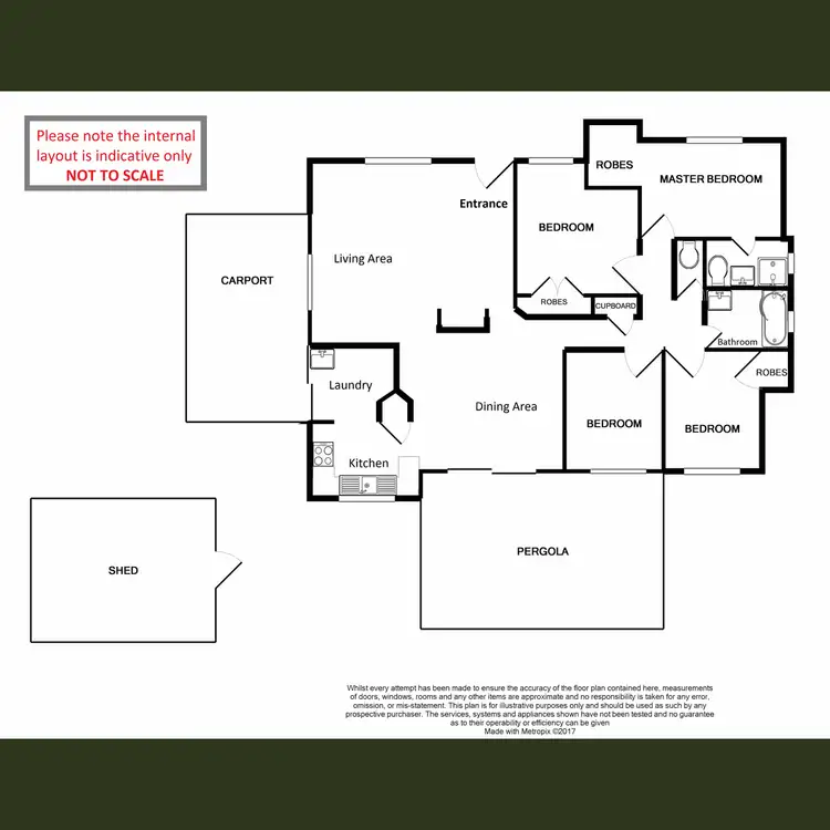 Floorplan of Homely house listing, 11 Pagden Place, Parkwood WA 6147