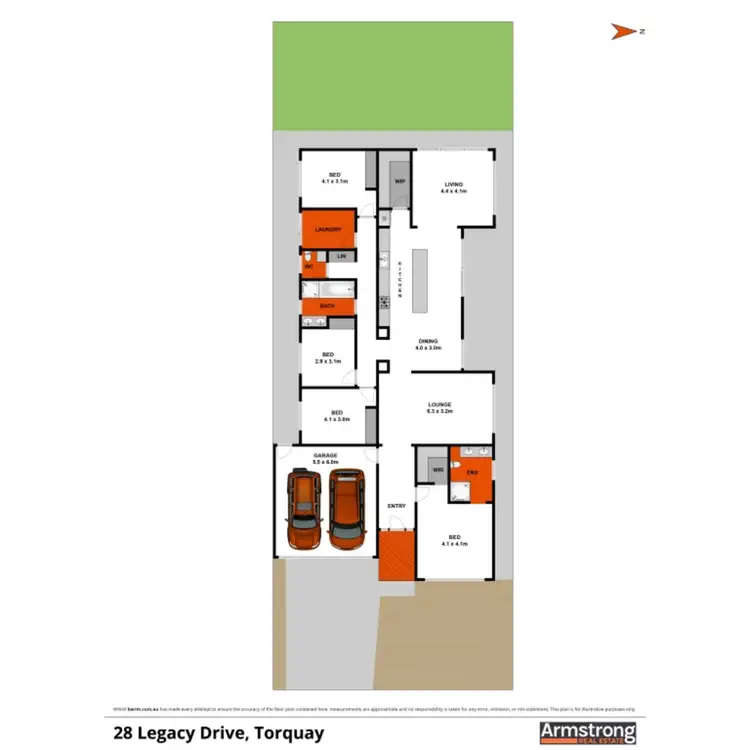 Floorplan of Homely house listing, 28 Legacy Drive, Torquay VIC 3228