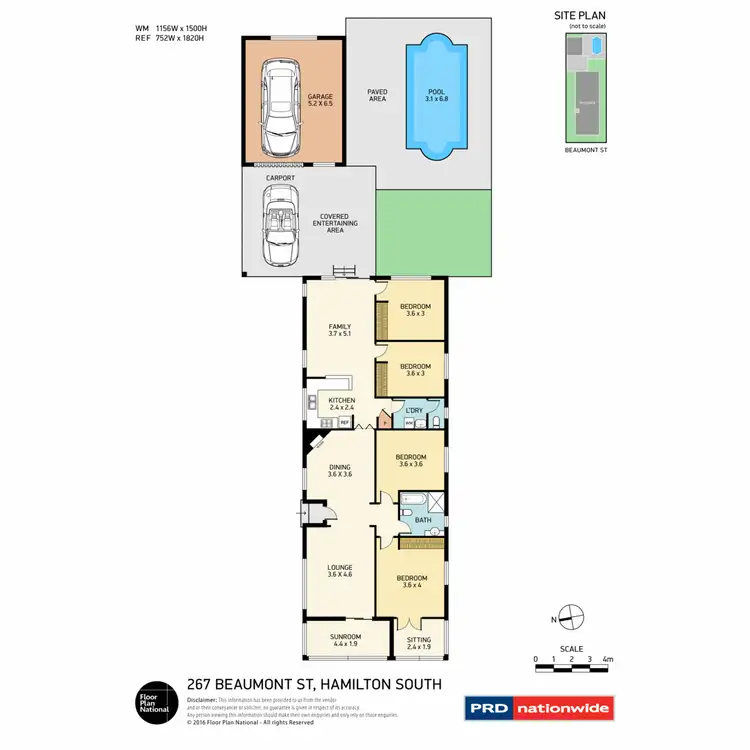 Floorplan of Homely house listing, 267 Beaumont Street, Hamilton South NSW 2303