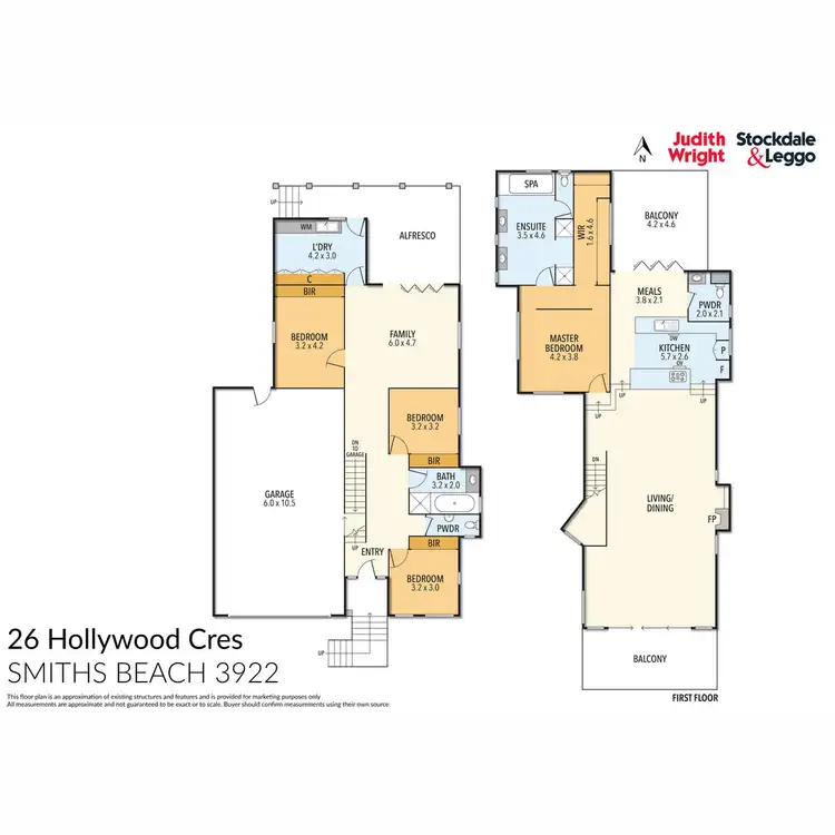Floorplan of Homely house listing, 26 Hollywood Crescent, Smiths Beach VIC 3922