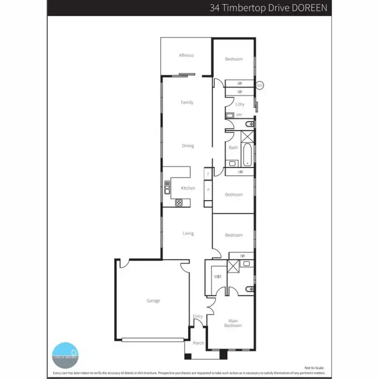 Floorplan of Homely house listing, 34 Timbertop Drive, Doreen VIC 3754