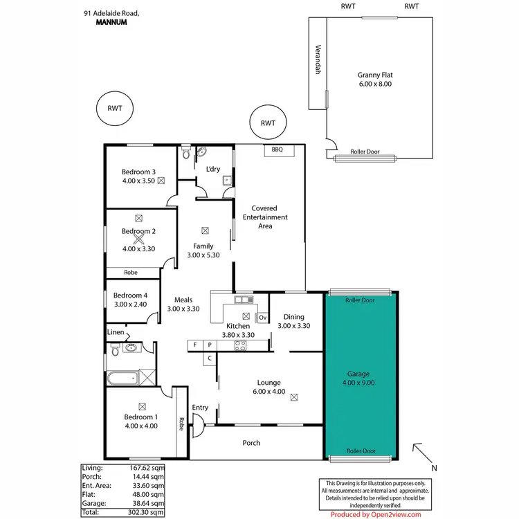 Floorplan of Homely house listing, 91 Adelaide Road, Mannum SA 5238